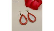 Hot Sale Resin Shell Earrings High Quality by Balinese Artisans